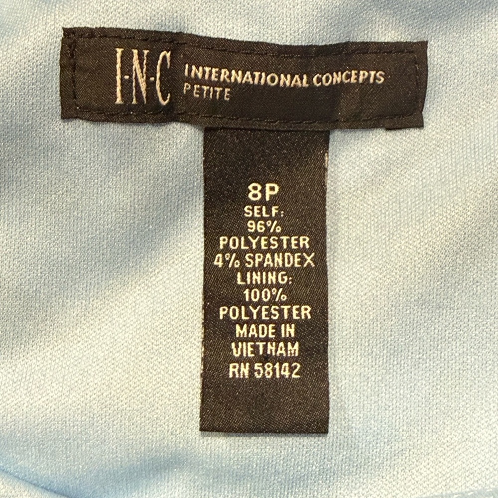 INC International Concepts Floral Long Sleeve Dress - Picture 4 of 4